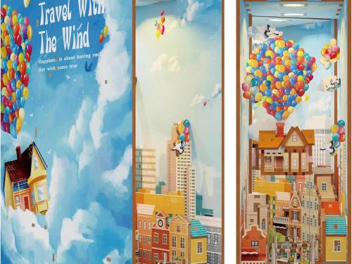 Tonecheer "Travel with the Wind" DIY Book Nook Kit | Up Movie Inspired 3D Puzzle